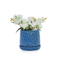 Chic Crate Set of 2 Modern Ceramic Planter Pots