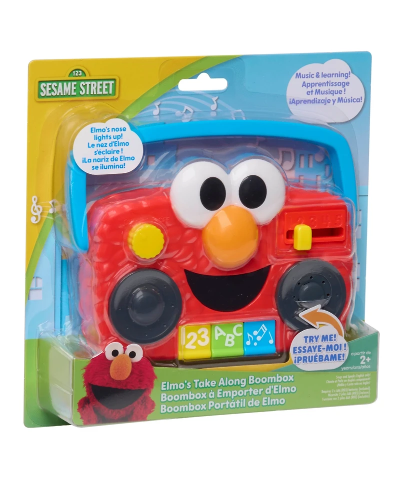 Macy's Sesame Street Elmo Take Along Boombox Toy
