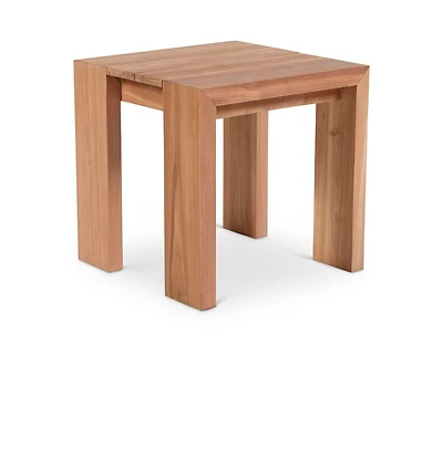 Meridian Furniture Tulum Teak Outdoor End Table
