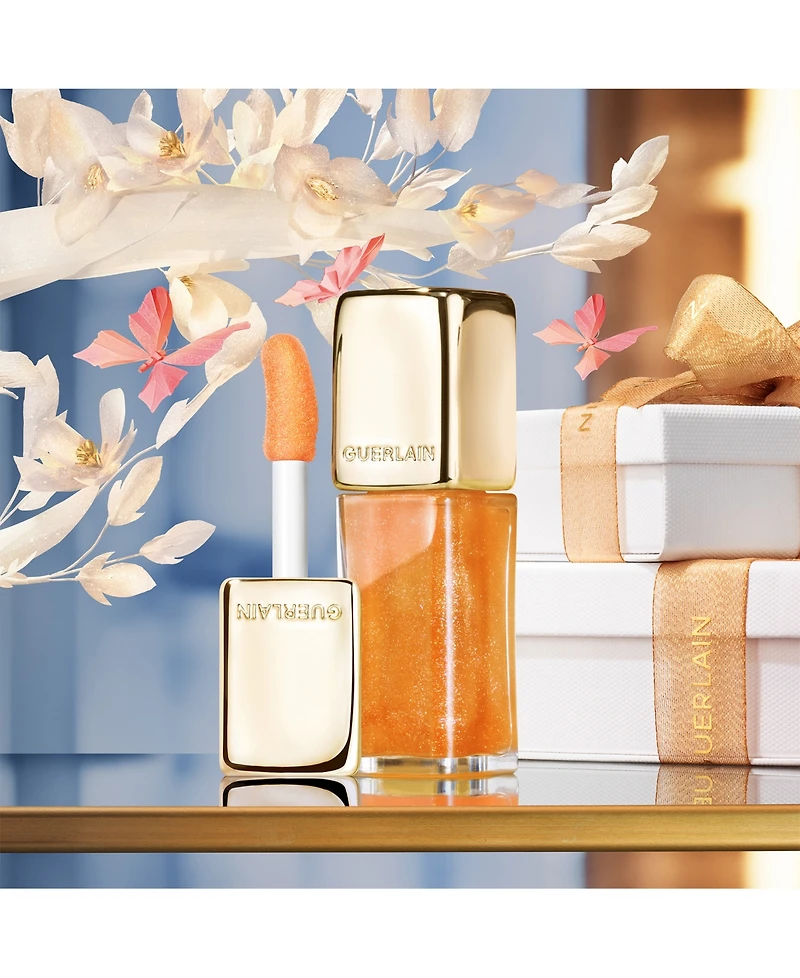 Guerlain Holiday Limited Edition Shimmering KissKiss Bee Glow Glossy Lip Oil