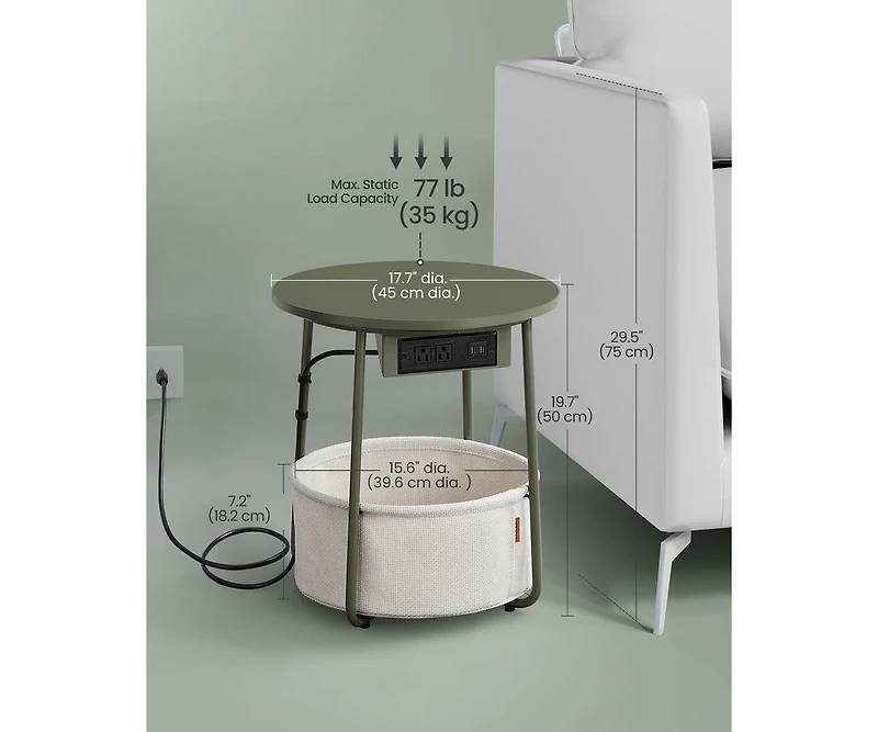 Songmics Home End Table