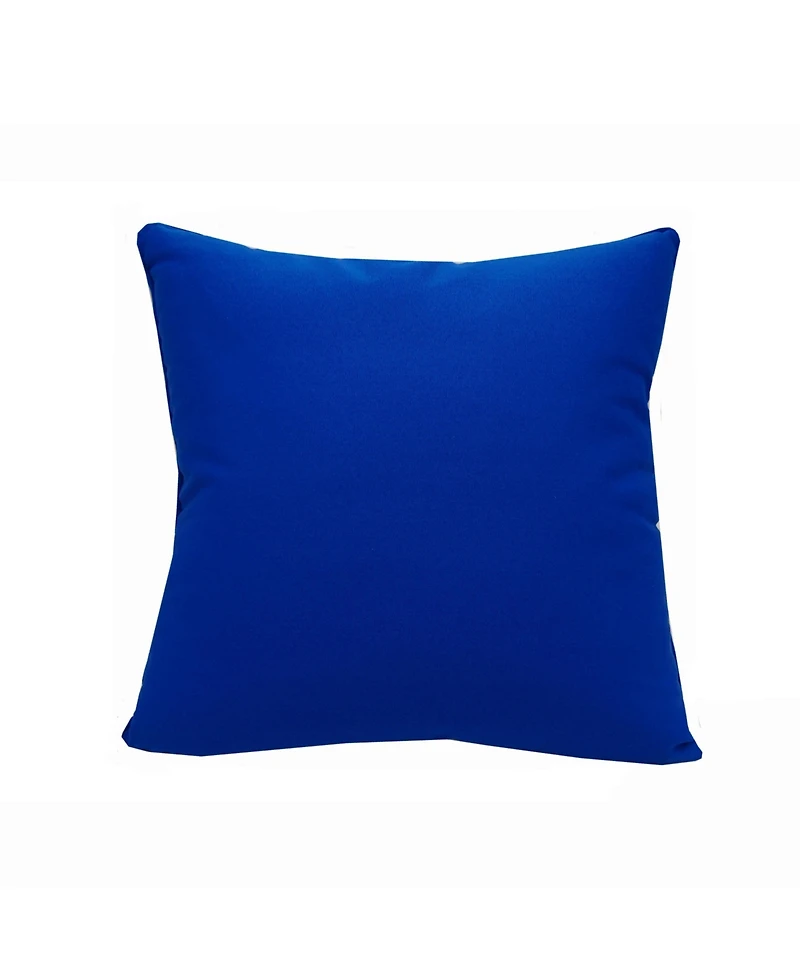Bold Blue Butterfly Indoor/Outdoor Accent Throw Pillow Decor