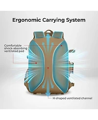 Fishing Tackle Backpack with Rod & Gear Holder, Lightweight Fishing Tackle Storage Bag with Protective Rain Cover