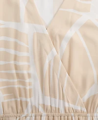 I.n.c. International Concepts Petite Printed Surplice Peplum Top, Macy's Exclusive