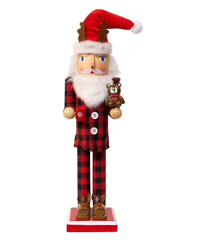 Kurt Adler 15-Inch Santa with Pajamas Nutcracker