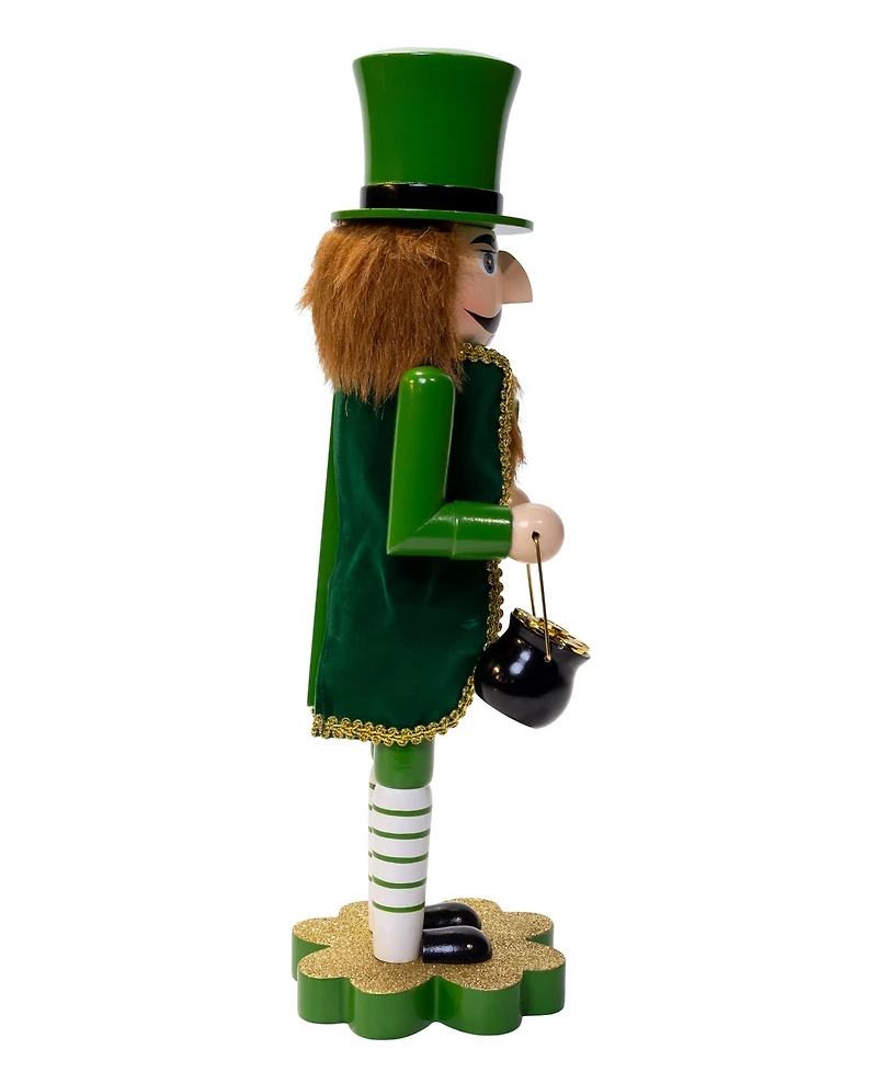 Kurt Adler 14-Inch Leprechaun Soldier Nutcracker