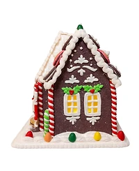 Kurt Adler 9.5-Inch Battery Operated Led Gingerbread Cookie House