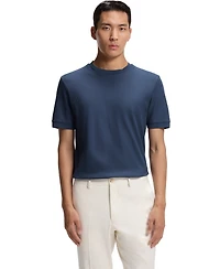 Boss by Hugo Men's Regular-Fit Structured Cotton T-Shirt