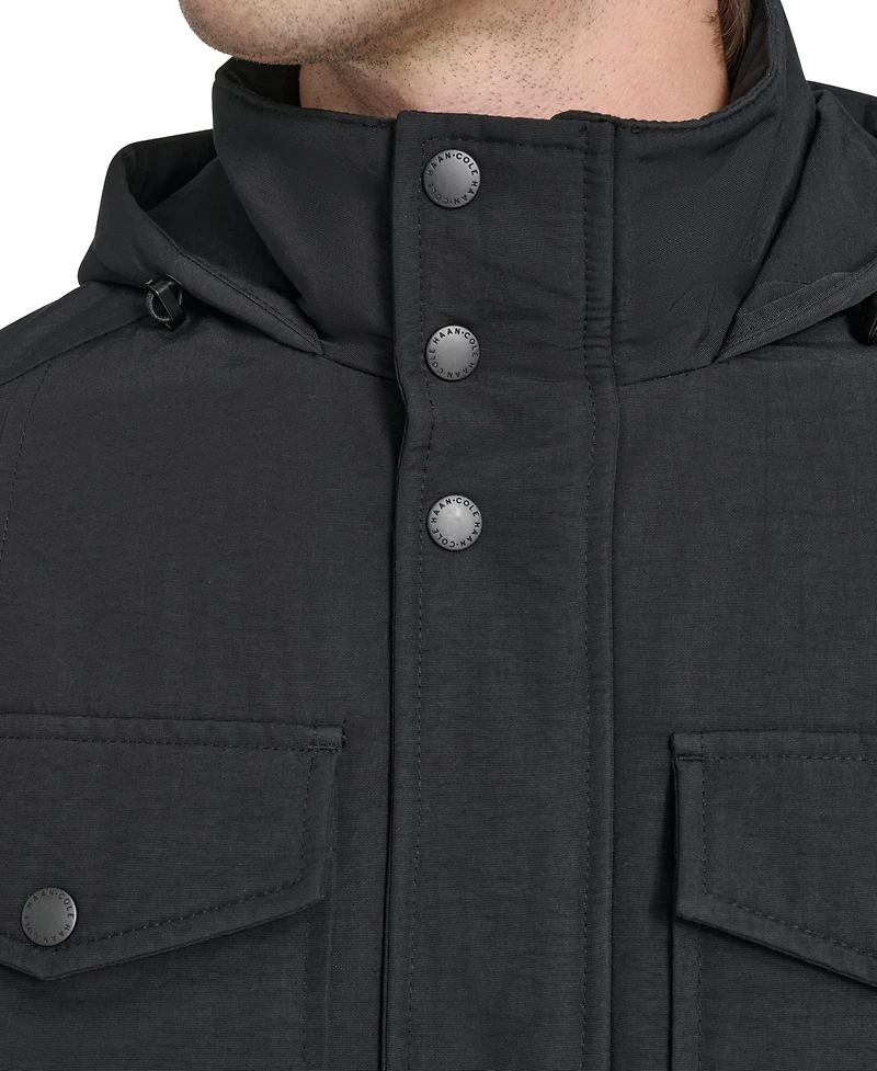 Cole Haan Men's Cotton-Touch Nylon Field Jacket