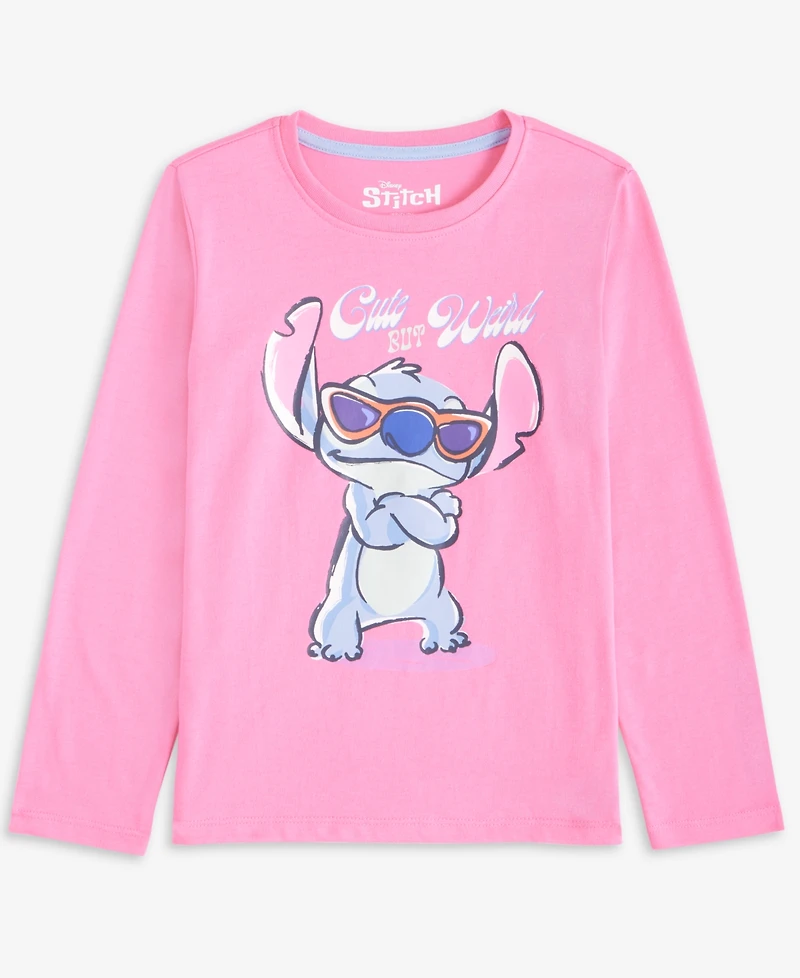 Epic Threads Girls 5-20 Stitch Cute But Wild Long-Sleeve T-Shirt, Macy's Exclusive