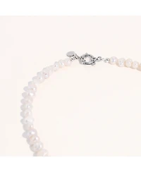 18K Silver Plated Freshwater Pearls Necklace For Bride