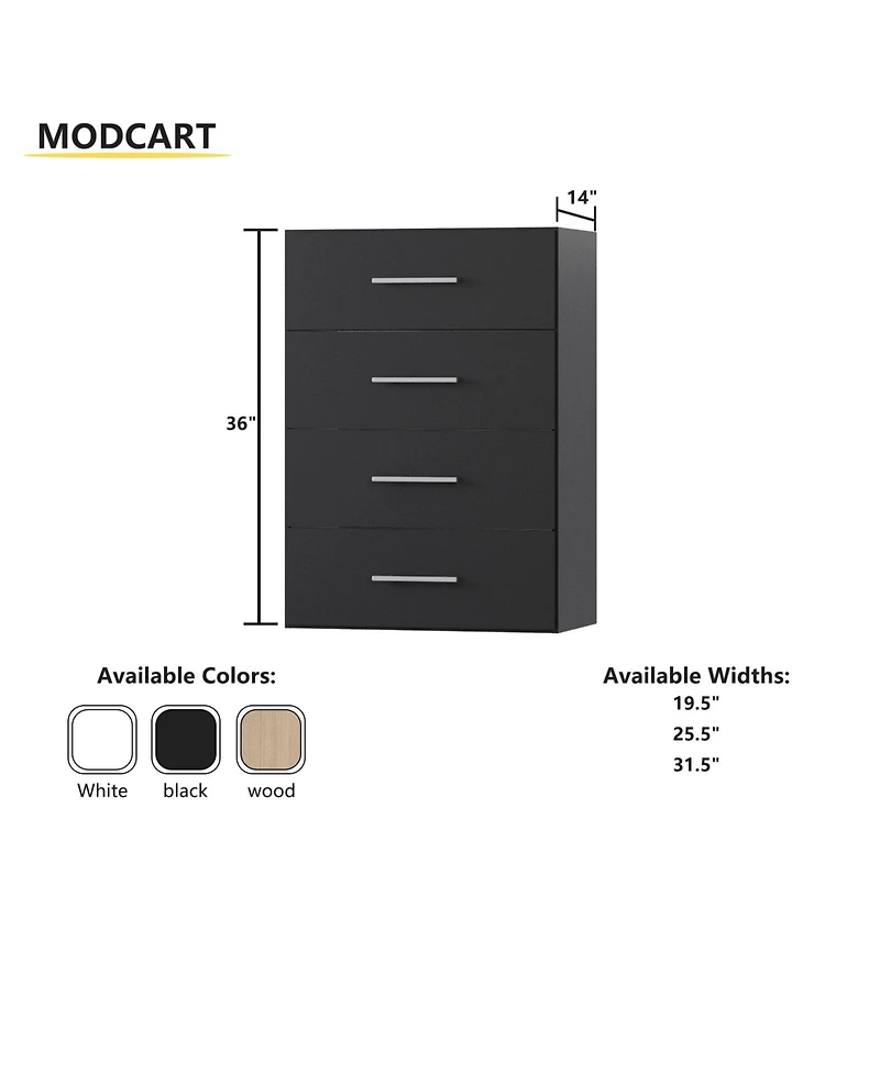 Lovmor 4 Drawer Short Tower for Closet Organizer Unit