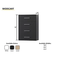 Lovmor 4 Drawer Short Tower for Closet Organizer Unit