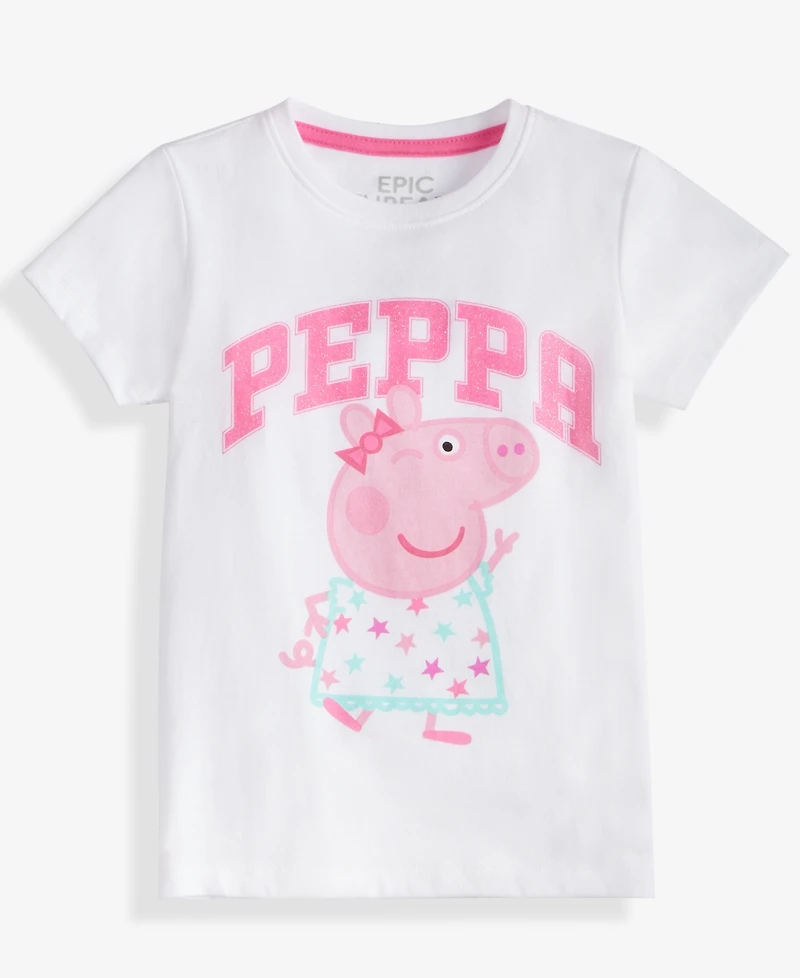 Epic Threads Girls Toddler 2T-4T Winking Peppa Short-Sleeve T-Shirt, Macy's Exclusive