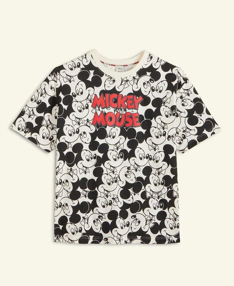 Disney | Macy's Unisex Mickey Mouse Printed T-Shirt, Exclusive