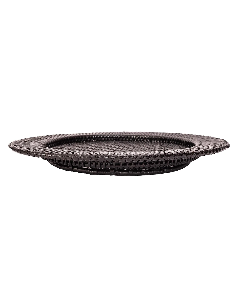Artifacts Trading Company Rattan Open Weave Charger