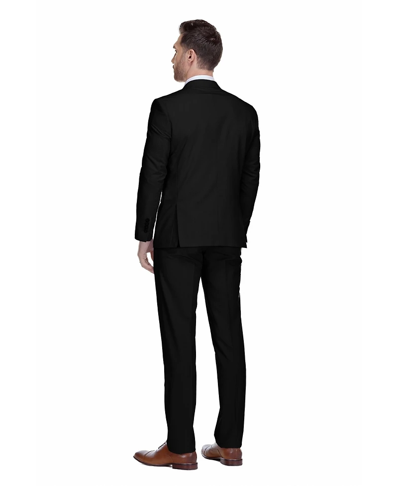 Gino Vitale Men's 2-Piece Stretch Slim-Fit Suit