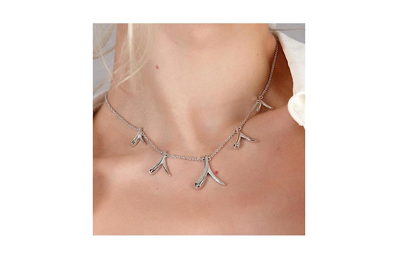 Sycamore Station Necklace In Gold Vermeil