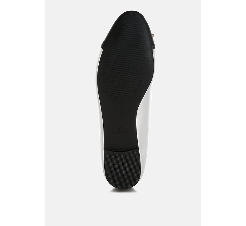 Minato Two Tone Ballet Flats Women