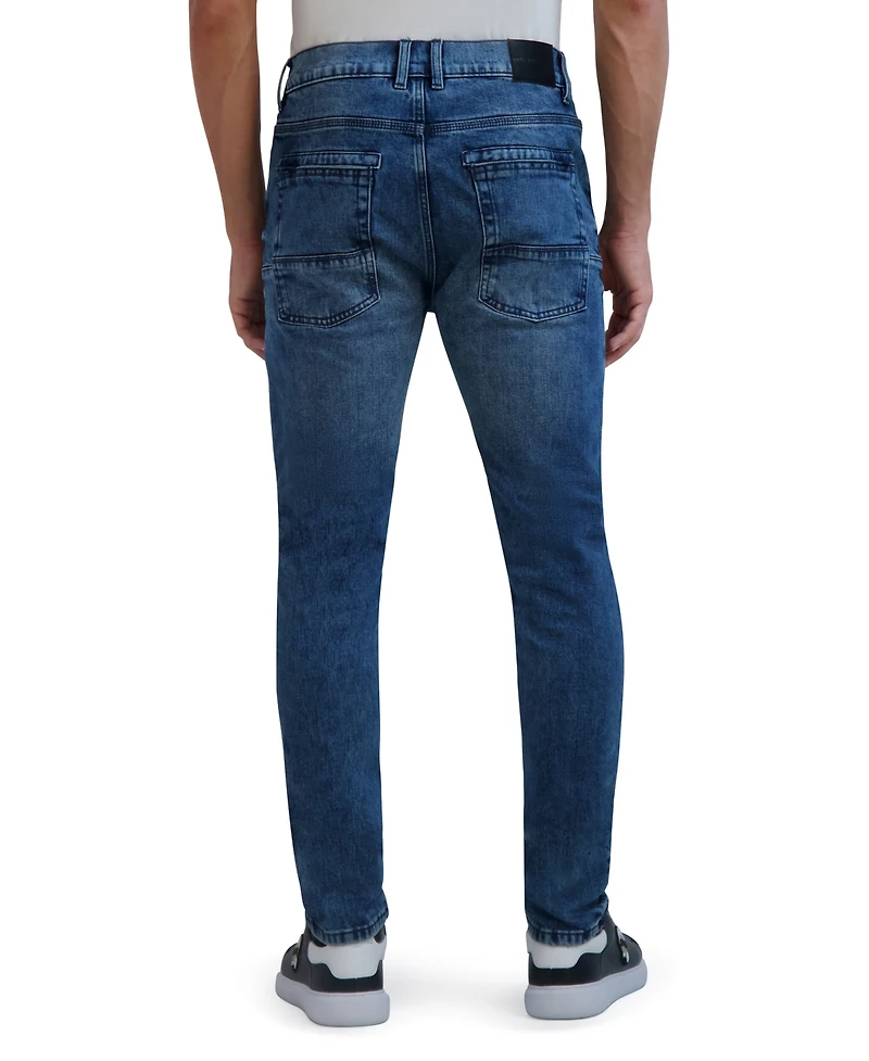 Karl Lagerfeld Paris Men's 5 Pocket Denim Pants