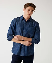 Guess Men's Bandana Long Sleeve Overshirt