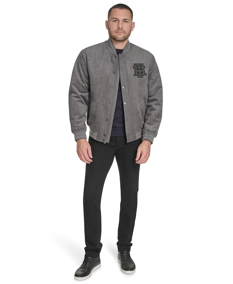 Tommy Hilfiger Men's Bomber with Patches Jacket