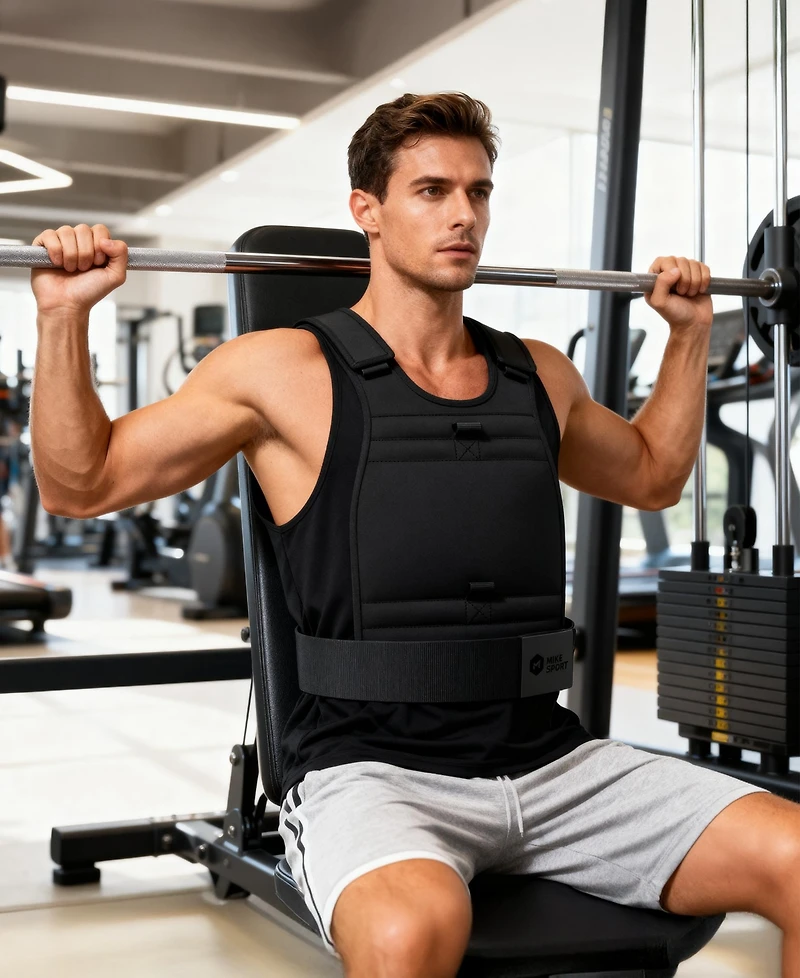 Sugift 22LB Adjustable Weighted Vest with Removable Weights for Men and Women