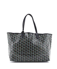 Pre-Owned Goyard Pm Saint Louis Tote Claire Voie Coated Canvas
