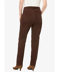 Woman Within Women's Tall Stretch Corduroy Bootcut Jean