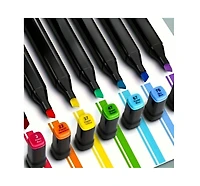 Htutwoo 60 Colors Dual Brush Tip Permanent Art Markers, Alcohol Markers, Coloring Marker, For Book Painting Card Making, Christmas Gift For Adults
