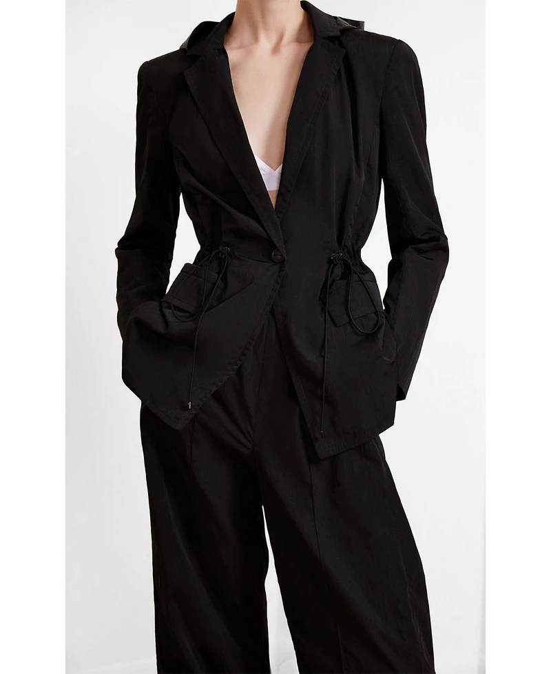 Caalo Women's Water Resistant Travel Blazer