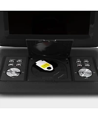 Trexonic 14.1 Inch Portable Tv+Dvd Player with Swivel Tft-lcd Screen and Usb,Sd,Av,Hdmi Inputs