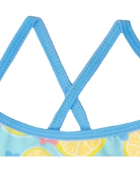 Tommy Bahama Little Girls One-Piece Cross-Back Bathing Swimsuit Set
