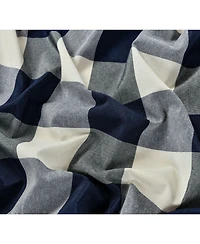 Kate Aurora Country Farmhouse Living Classic Buffalo Plaid Checkered Single Grommet Top Window Curtain Panel - 54 in. W x 84 L, Burgundy