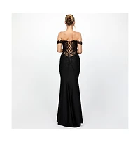 Bariano Women's Maryam Off Shoulder Gown