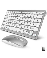 Delton KB35 Wireless Keyboard & Mouse Combo, 2.4GHz, Noiseless (DKMKITMIN35)