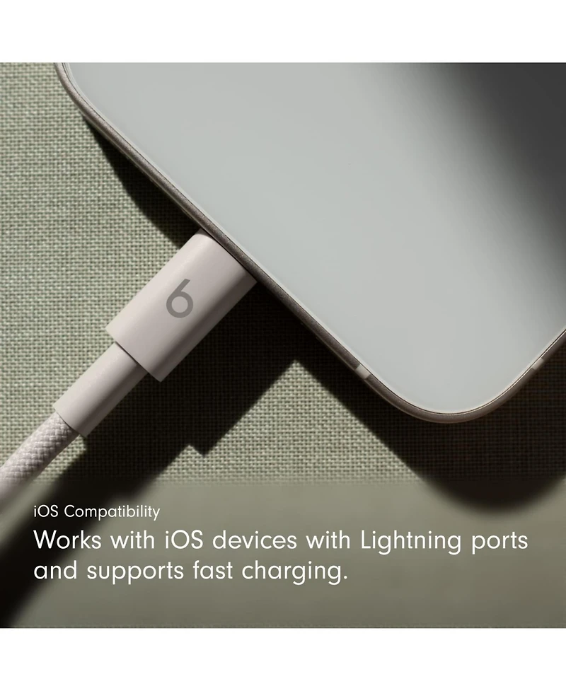 Beats Usb-c to Lightning Woven Cable (1.5 m) - Surge Stone
