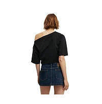 Cotton On Women's Micro Low Denim Skirt