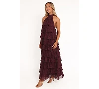 Petal and Pup Women's Zoella Maxi Dress - Cherry Lace