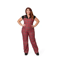 Unique Vintage Plus Size Wide Leg Overalls