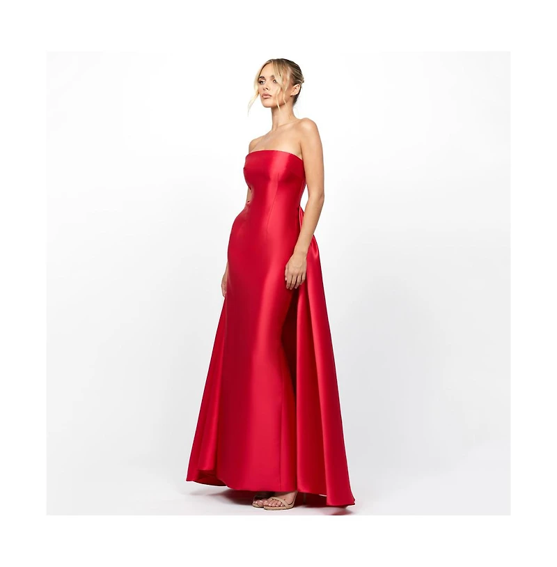 Bariano Women's Grayce Strapless Satin Gown