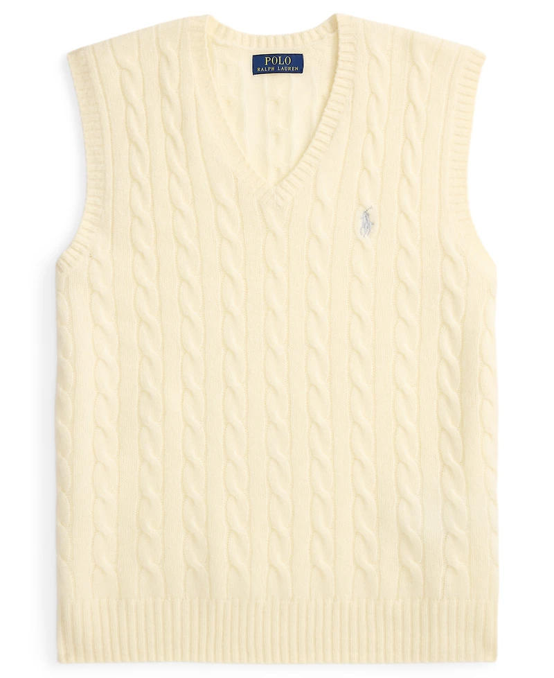 Polo Ralph Lauren Men's Cable-Knit Wool-Cashmere Sweater Vest