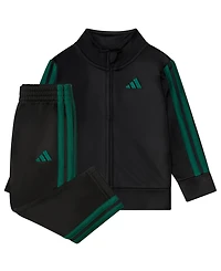 adidas Baby Boys 2-Piece Stripe Detail Jacket and Joggers Set