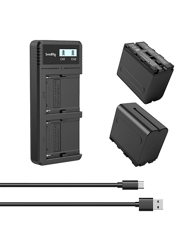 SmallRig SmallRig Battery and Charger Kit for Sony Np-F970 3823