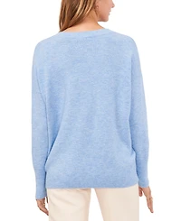 Vince Camuto Women's Cozy V-Neck Dropped-Shoulder Sweater