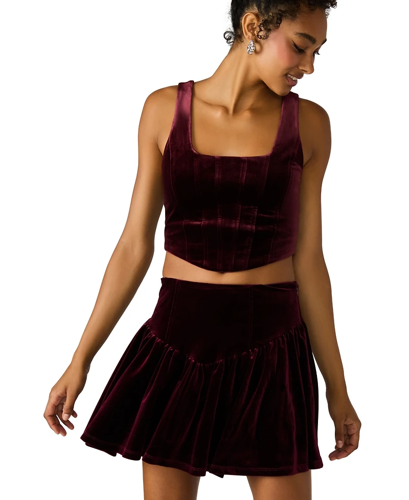 Steve Madden Women's Aryanna Sleeveless Corset Tank Top