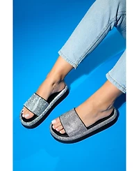 Prologue Shoes Oeste Rhinestone Platform Sandal (Women)