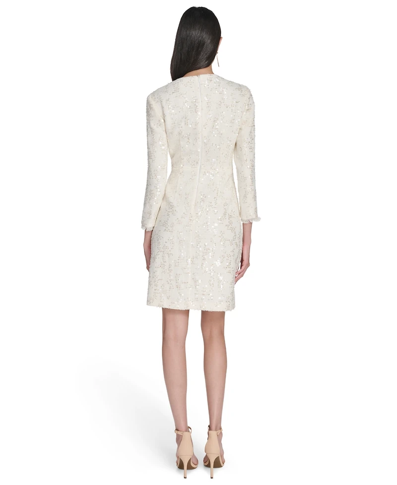Eliza J Women's Embellished Crew Neck Dress