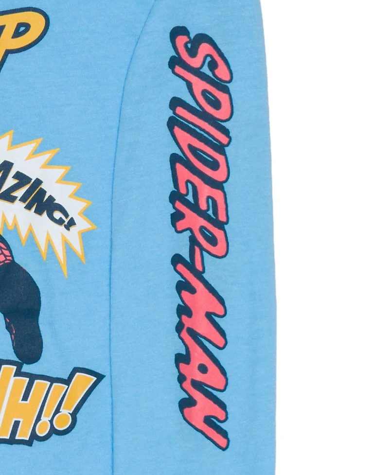 Spider-Man Boys Toddler 2T-5T Graphic Printed Long Sleeve T-Shirt