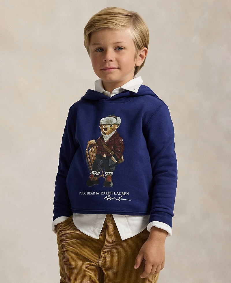 Polo Ralph Lauren Boys Bear Fleece Hoodie